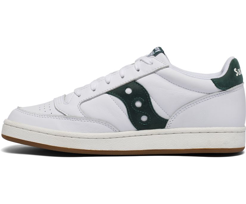 Saucony Jazz Court Women's Originals White / Green | Canada 048CTVE